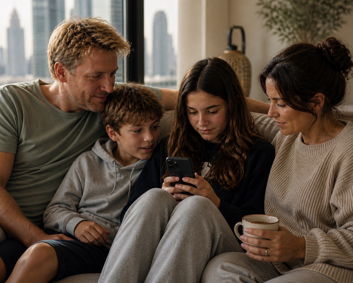 Family in Dubai